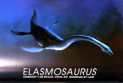 15"Long ELASMOSAUROUS Water Dinosaur Vinyl Model Kit 1/30 - Image 1 of 3