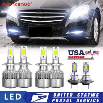 For Mercedes-Benz R350 2006-10 6x Front LED Headlight Hi/Lo+ Fog Light Bulbs Kit - Image 1 of 4