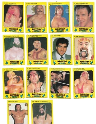 1986 Monty Gum Wrestling Star Cards (Various) - Image 1 of 4