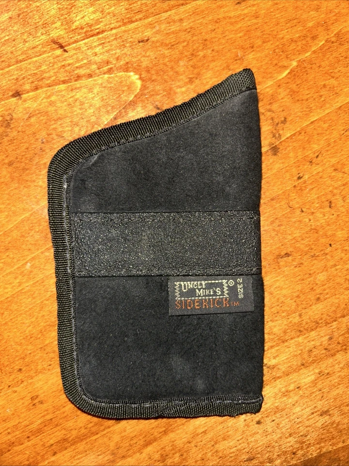 Uncle Mike's Sidekick Pocket Holster Size 2 Black Ambidextrous Small Auto CCW - Image 1 of 2