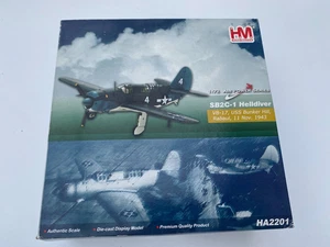 L281E HobbyMaster HA2201 SB2C-1 Helldriver VB-17 USS Bunker Hill Rabaul Nov 1943 - Picture 1 of 9