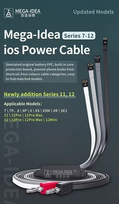 iPhone Boot TestCable DC Bench PowerSupply PCB Repair Apple 7-12 Series Qianli - Image 1 of 4