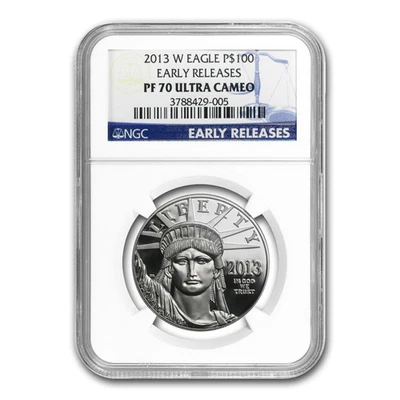 2013-W 1 oz Proof American Platinum Eagle PF-70 NGC (ER) - Image 1 of 3
