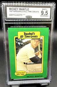 Palloni da baseball Mickey Mantle grandi di tutti i tempi HOF New York Yankees CCG - 9,5 MINT+ - Foto 1 di 4
