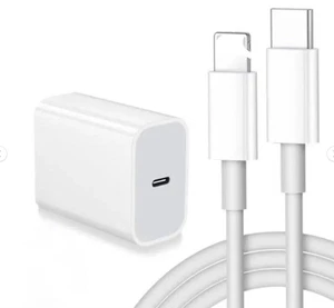 Apple Fast Charger 20W Cable and Power Adapter - Picture 1 of 3