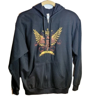 Sudadera con Capucha Tultex Unisex Van Halen 2007 Cremallera XL Negra Y2K Rock Concert  Foto 1 de 4