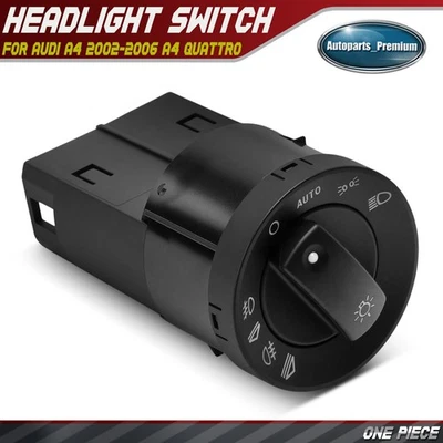 Headlight Switch with Fog Lights Control for Audi A4 2002 2003-2006 A4 Quattro - Image 1 of 4