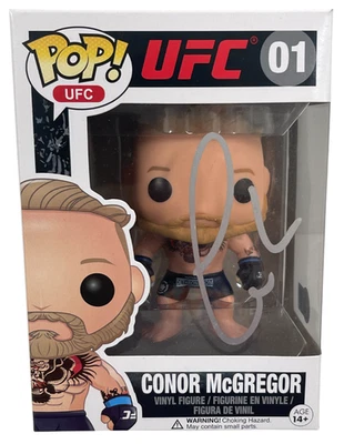 康纳·麦格雷戈签名 UFC Funko 公仔 MMA 正品亲笔签名贝克特 — 第 1/2 张图片