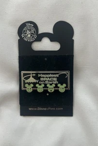 Disney Pin - DLR - Happiest Space on Earth - Space Mountain Glow in the Dark OE - Picture 1 of 3