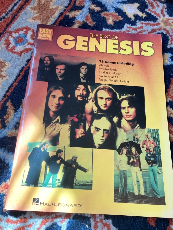 THE BEST OF GENESIS easy guitar songbook orig NOS ship tomorrow - Image 1 of 2
