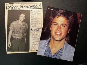 Rob Lowe Pinup & Clipping dalla rivista Teen anni '80. - Foto 1 di 3