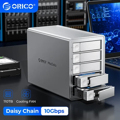 ORICO 4/5 Bay 10Gbps SATA HDD Docking Station USB 3.2 Type-C Multi Drive - Image 1 of 4