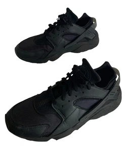 Nike Air Huarache Triple Black DD1068-002 scarpe da corsa sportive da uomo taglia 11 - Foto 1 di 10