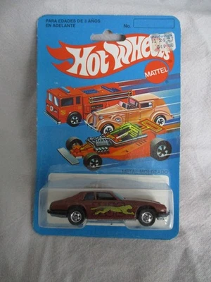 Jaguar XJS mexicano raro Hot Wheels 1983 variación marrón hecho en México sellado Foto 1 de 4