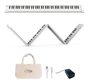 Carry On 88 Tasten Klapppiano und Midi Controller weiß - Bild 1 von 8
