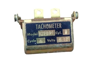 Vintage Stewart Warner Tachometer Sending Unit 8 Cyl 6 & 12 Volt Tach Sender SW - Picture 1 of 19