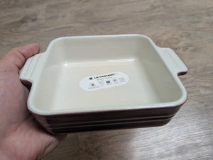Le Creuset eckige Auflaufform 14 cm Steinzeug Feige lila NEU - Bild 1 von 4