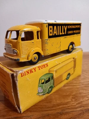 Dinky Toys Simca Cargo Bailly Déménagements 1958 Echelle 1:43 Camion Miniature - - Photo 1/4