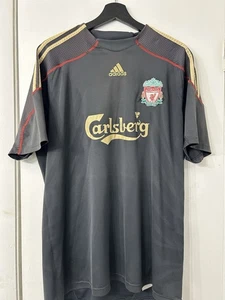 LIVERPOOL 2009 2010 AWAY FOOTBALL SHIRT SOCCER JERSEY ADIDAS E85670 sz L MEN - Picture 1 of 7