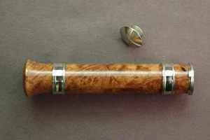 FLY ROD REEL SEAT Maple Burl 11297 Doppia Fascia di Scorrimento (o Uplock) - Foto 1 di 8