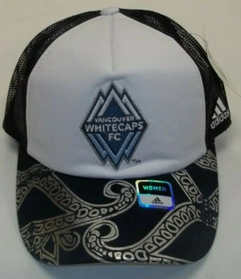Adidas MLS Vancouver Whitecaps FC Malla Snapback Sombrero - Para Mujer - Nuevo Foto 1 de 4