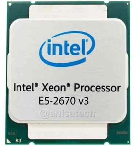 Intel Xeon E5-2670 v3 12-Core 3,10GHz 30MB 9,6GT/s LGA2011-3 CPU-Prozessor SR1XS - Bild 1 von 1
