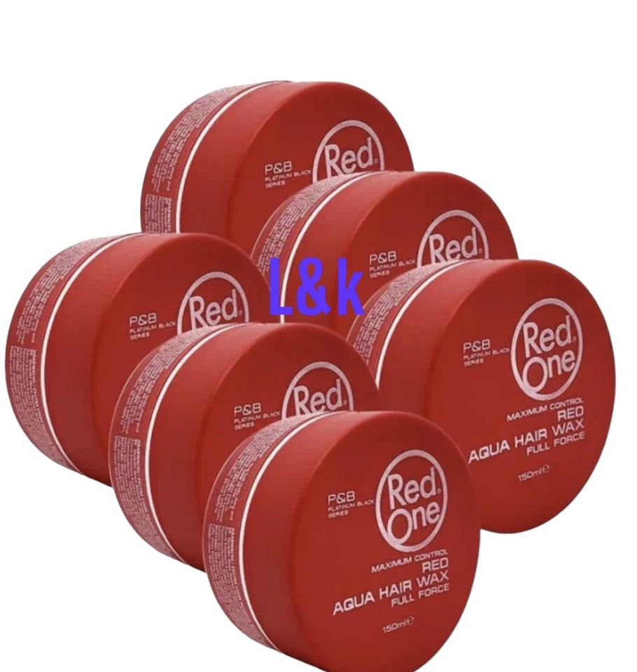RedOne Red Aqua Hair Wax Full Force Maximum Control P&B Series 5.07oz 150ML