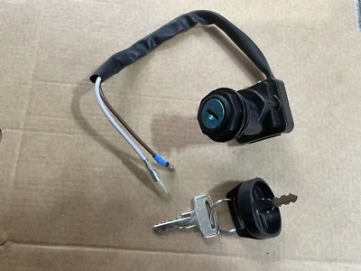 NEW atv quad bike 2 Wire Ignition Barrel Switch Key fits Kawasaki KLF 400 Bayou - Image 1 of 2