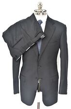 NWT BRIONI Parlamento Charcoal Gray Super 150's Wool Suit 45 R (EU 55) Fits 46