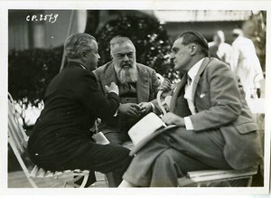 "Alfred SAVOIR, Tristan BERNARD, Prinz Antoine BIBESCO" Foto PARAMOUNT 1931  - Bild 1 von 1