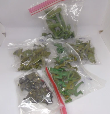 Vintage Soldiers Army Men Different Sizes Various Condition - Image 1 of 4