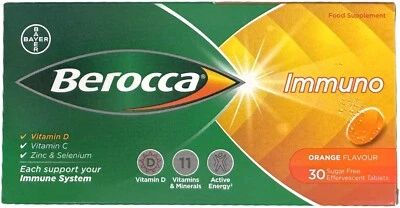 Berocca Immuno Efervescente 30 Comprimidos Foto 1 de 2