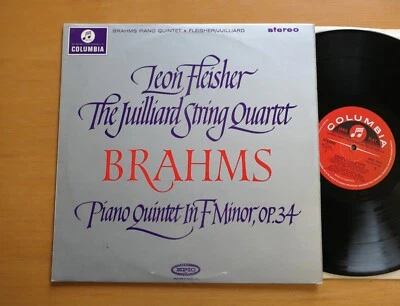 SAX 2541 *SIGNED* by Leon Fleisher Brahms Quintet Juilliard Columbia 1st R/S NM - Image 1 of 4