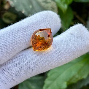 Natürlich Goldener Citrin Auge Schnitt 14.5 CT Edelstein Für Anpassen Ihr - Picture 1 of 4