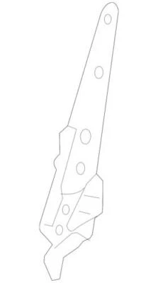 Genuine Ford Lincoln Aviator 2003-2005 Rear Seat Latch Assembly 4C5Z-7861382-BA — 第 1/2 张图片