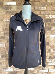 Neu mit Etikett Spyder Damen-Fleecejacke mit Kapuze und durchgehendem Reißverschluss Medium, Minnesota Football - Bild 1 von 11