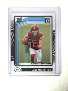 Luke McCaffrey 2024 Donruss Optic Base Rated Rookie RC #268 Commanders - Picture 1 of 2