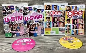 Wii Singing Games Bundle U Sing Uv’e Got Talent and Glee Karaoke Revolution PAL - Picture 1 of 12