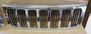 1999 2000 2001 2002 2003 JEEP GRAND CHEROKEE GRILLE CHROME  - Picture 1 of 5