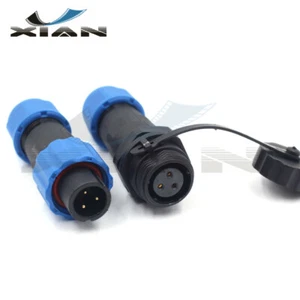 SD13 3Pin Circular Aviation Connector,Electrical Cable Connector Male Female 5A - Picture 1 of 7