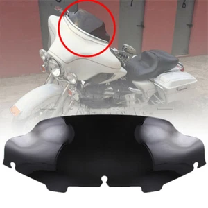 Parabrisas Batwing negro 6" onda para Harley Touring Glide FLHT FLHTC - Imagen 1 de 12