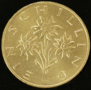 Österreich 1 Schilling 1959 bis 1998 (Jahr wählen) KM2886 (GLIC-003A) - Bild 1 von 2