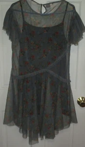 New NEXT UK 3 Piece Set Girls Size 16 Tulle Dress Overlay Liner Leggings Outfit - Picture 1 of 7