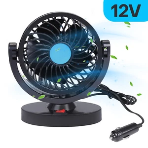 Car Cooling Fan Auto Cooling Cooler 360° Rotatable 2 Modes for Car Truck Van SUV - Picture 1 of 11