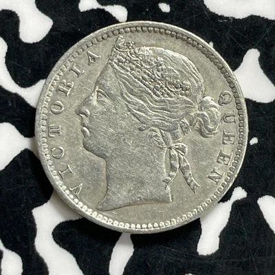 1891 Straits Settlements 10 Cents Lot#JM9952 Silver! Nice! - Image 1 of 2