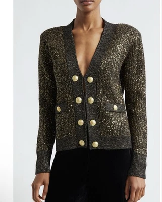 L'Agence Jinny Sequin Cardigan XS NWOT - Image 1 of 4