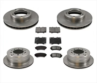 Rotores de freno de disco pastillas de freno para Lexus LX470 para Toyota Landcruiser 1998-2007 Foto 1 de 4