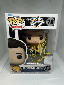 Funko Pop firmado por Roman Josi! Certificado de autenticidad JSA inscripción rara autografiada “Smashville” - Imagen 1 de 7
