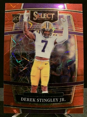 2022 PANINI SELECT DRAFT PICKS DEREK STINGLEY JR. LAZER LSU - Image 1 of 2