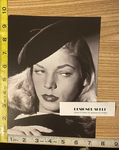 Lauren Bacall Actress Headshot Publicity Scene Book Photograph - Picture 1 of 1